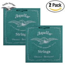 2-PACK Aquila 63U Bio Nylon Tenor Ukulele String Set GCEA Tuning MADE IN ITALY