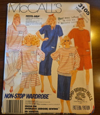 McCall's 3105 Misses Top, Skirt, Pants, Shorts Sizes Med 14 - 16