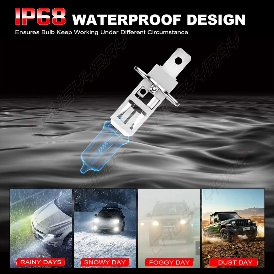 Faro halógeno haz bajo súper blanco 5000 k para BMW 750iL 1995-1998 H1 Foto 2 de 4