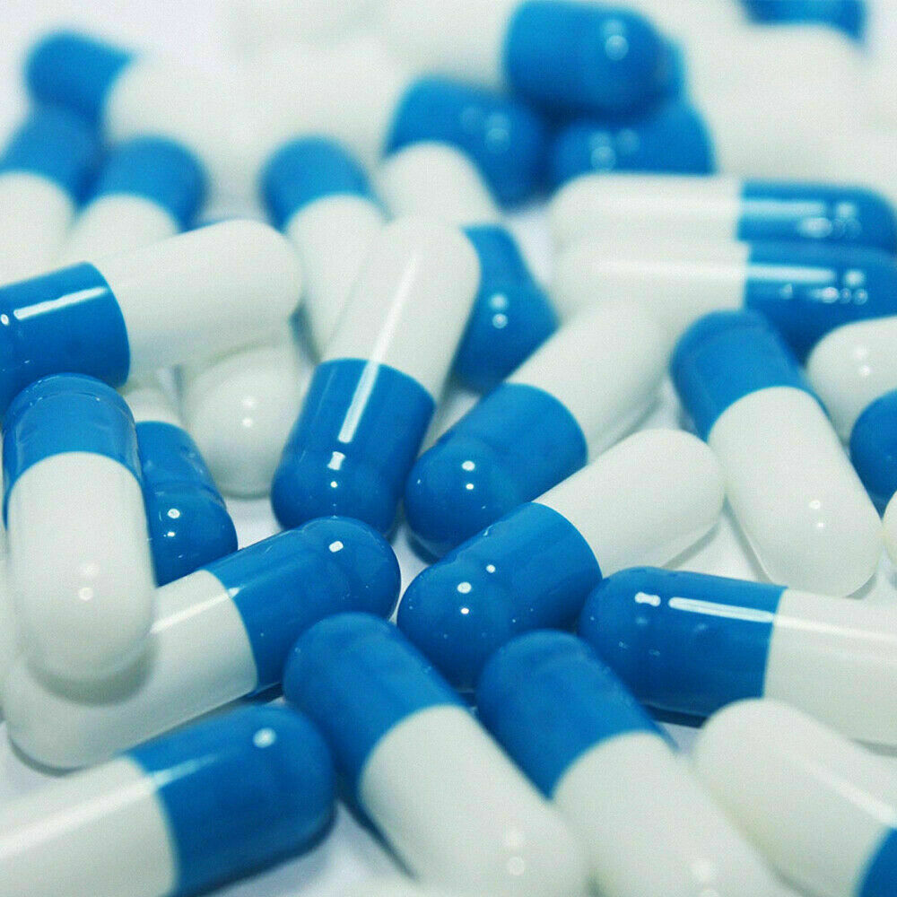 1000pcs Size 0 1 2 3 4 Empty Capsules Pill Gelatine Combined Various Color Halal