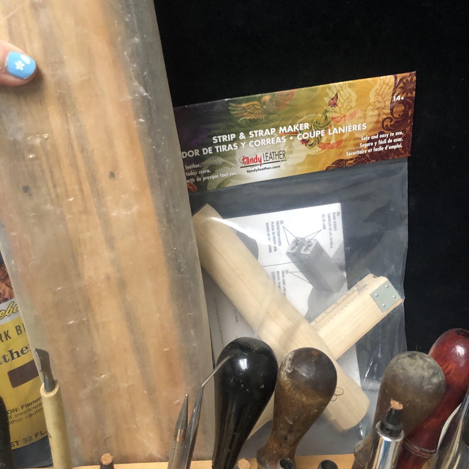 Lot Leather Working Making Tools PUNCHES Buckles Dyes Stamps Straps eBay