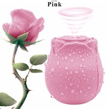 Pink 10 speed Rose Female Anniversary Birthday Gift Massage suck for Women