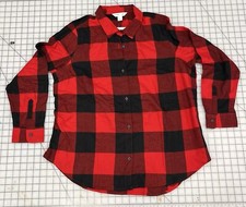 Old Navy Match The Fam Pajama Set Red And Black Paid XL J3