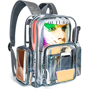 clear backpack mens