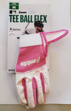Tee Ball Gloves, Franklin, Pink  White, Girls, Medium New with Tags