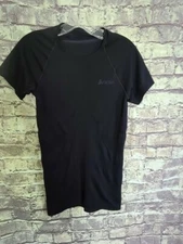 Men's ODLO Short Sleeve Shirt base layer black Medium M