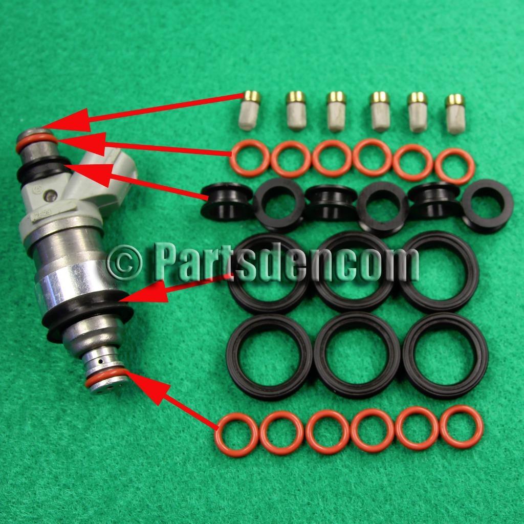 FUEL INJECTOR SERVICE KIT FITS TOYOTA AVALON MCX10 1MZFE 3.0L V6 0005