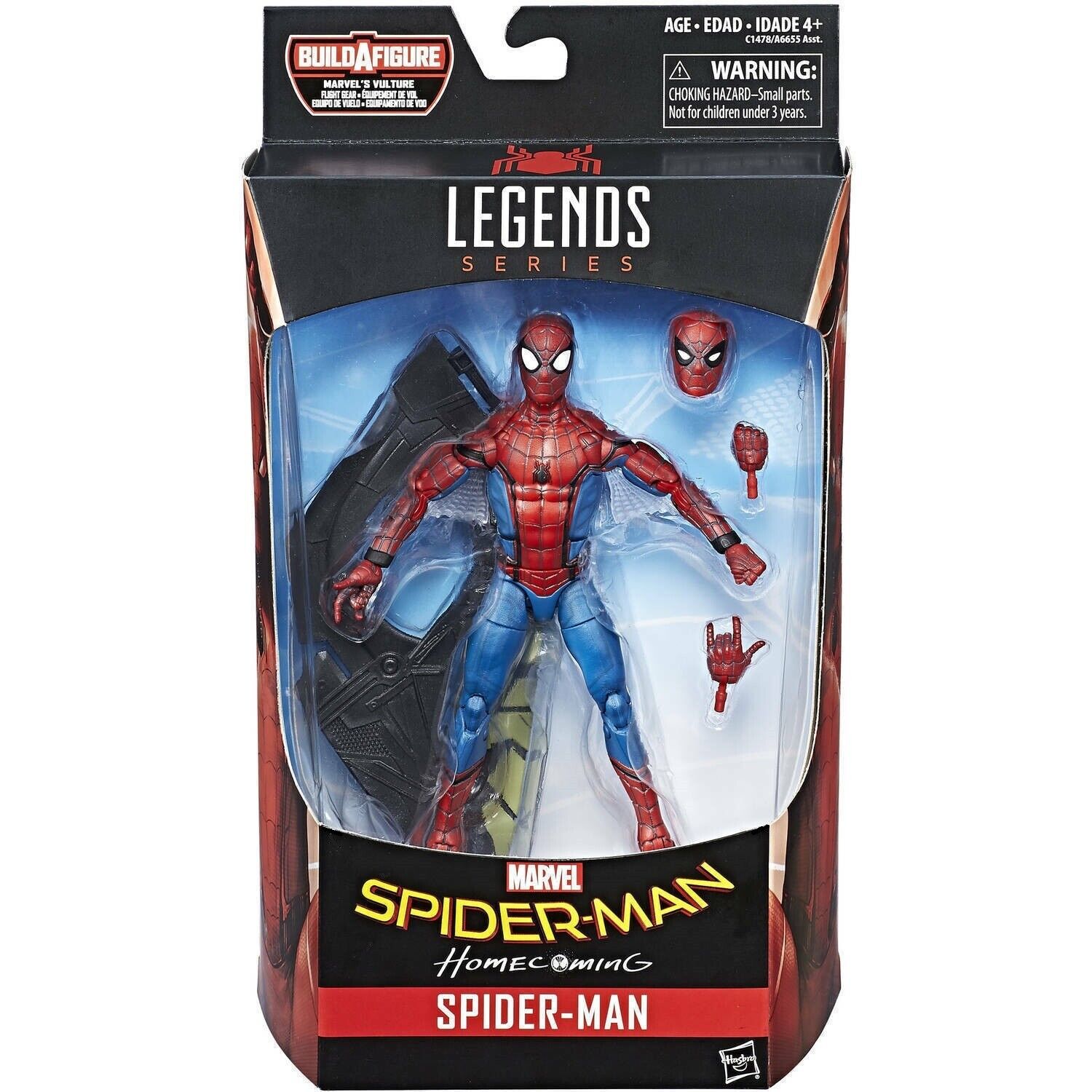 SPIDER-MAN HOMECOMING ( 6 ) MARVEL LEGENDS ( VULTURE SERIES ) ACTION  FIGURE #1