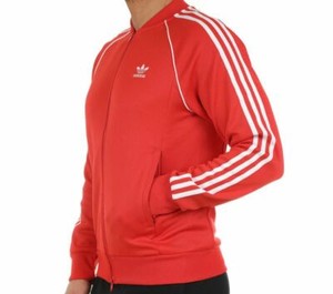 red superstar track jacket