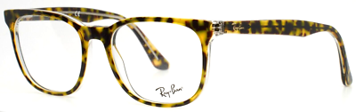 RAY BAN RB5369 5082 Yellow Tortoise Unisex Oval Eyeglasses  display picture 2