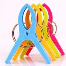 Beach Towel Clips Plastic Quilt Pegs for Laundry Sunbed Lounger Clothes Pegs