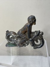 Barclay Manoil Lead Toy Soldier Cop Police on Motorcycle Dimestore Man Cave Vint