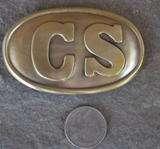 Confederate Replica Belt Buckle Plate Civil War CSA Rebel War Between The States