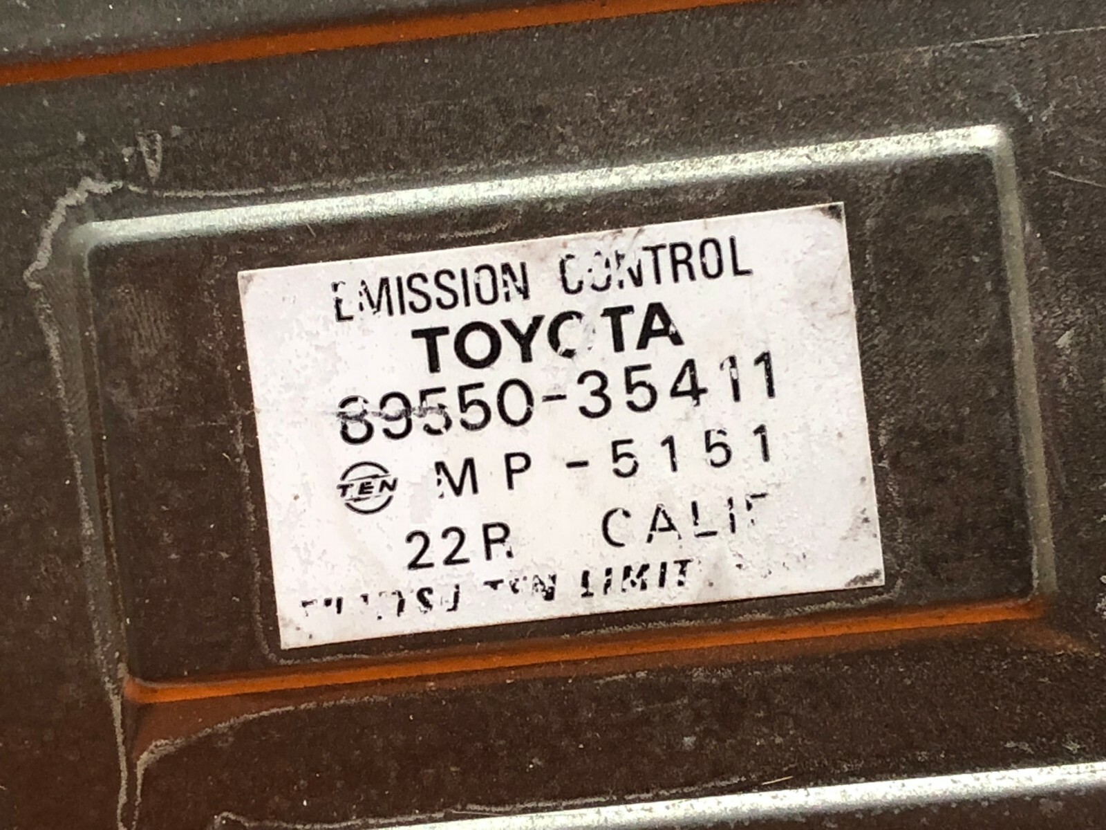 PLUG & PLAY 88 TOYOTA PICKUP TRUCK 4RUNNER EMISSION CONTROL MODULE