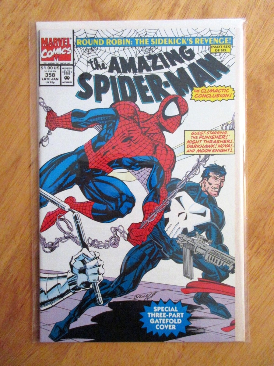 【アメコミリーフ】Amazing Spiderman サインド MARVEL - アメイジングスパイダーマン #375 アメコミ リーフ