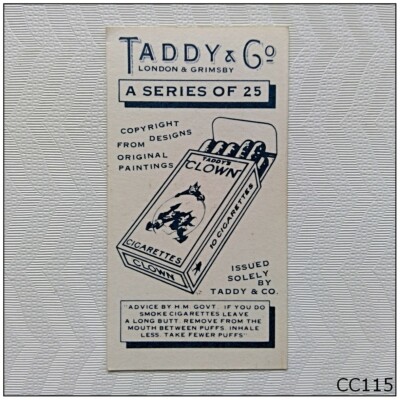 taddy & co cigarette cards Taddy & Co Railway Locomotives #25 Windsor Castle GWR Cigarette Card (A)  (CC115)