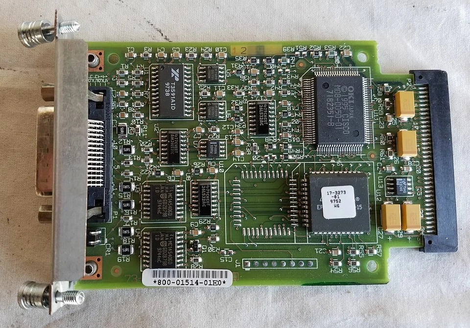 CISCO 800-01514-01E0 WIC-1T SERIAL WAN INTERFACE CARD N96-K075-0 Used - Image 3 of 4