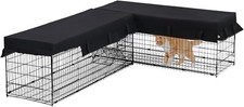 Aivituvin 90.6 L Cat Tunnel Extendable Metal ...