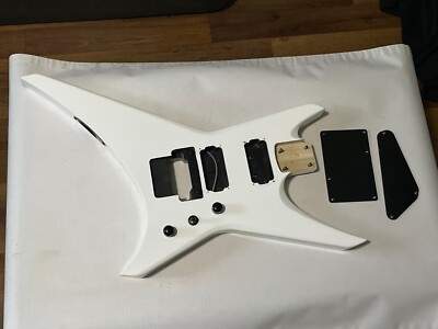 2024 Jackson JS32 Warrior White Semi Loaded Guitar Body Floyd Ready