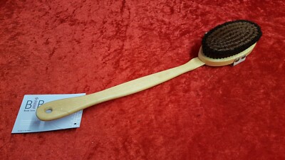 Body Ionic Brush mit Stiel Klosterbürste Massagebürste Trockenmassagebürste 