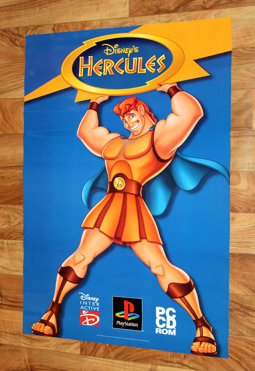 Vintage Hercules Game Store Very Rare Promo Poster Playstation 1 PS1 | eBay