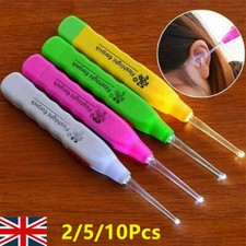 2-10X LED Light Earpick Clean Wax Remover Cleaner Picker Ear Pick Curette Tools