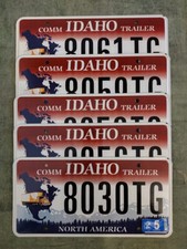 2017 Idaho North American Commercial Semi Trailer License Plate Graphic Rig NICE