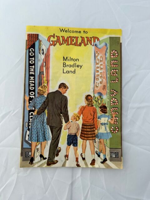 Vintage 1962 Milton Bradley Land Gameland Brochure of Games - Advertising