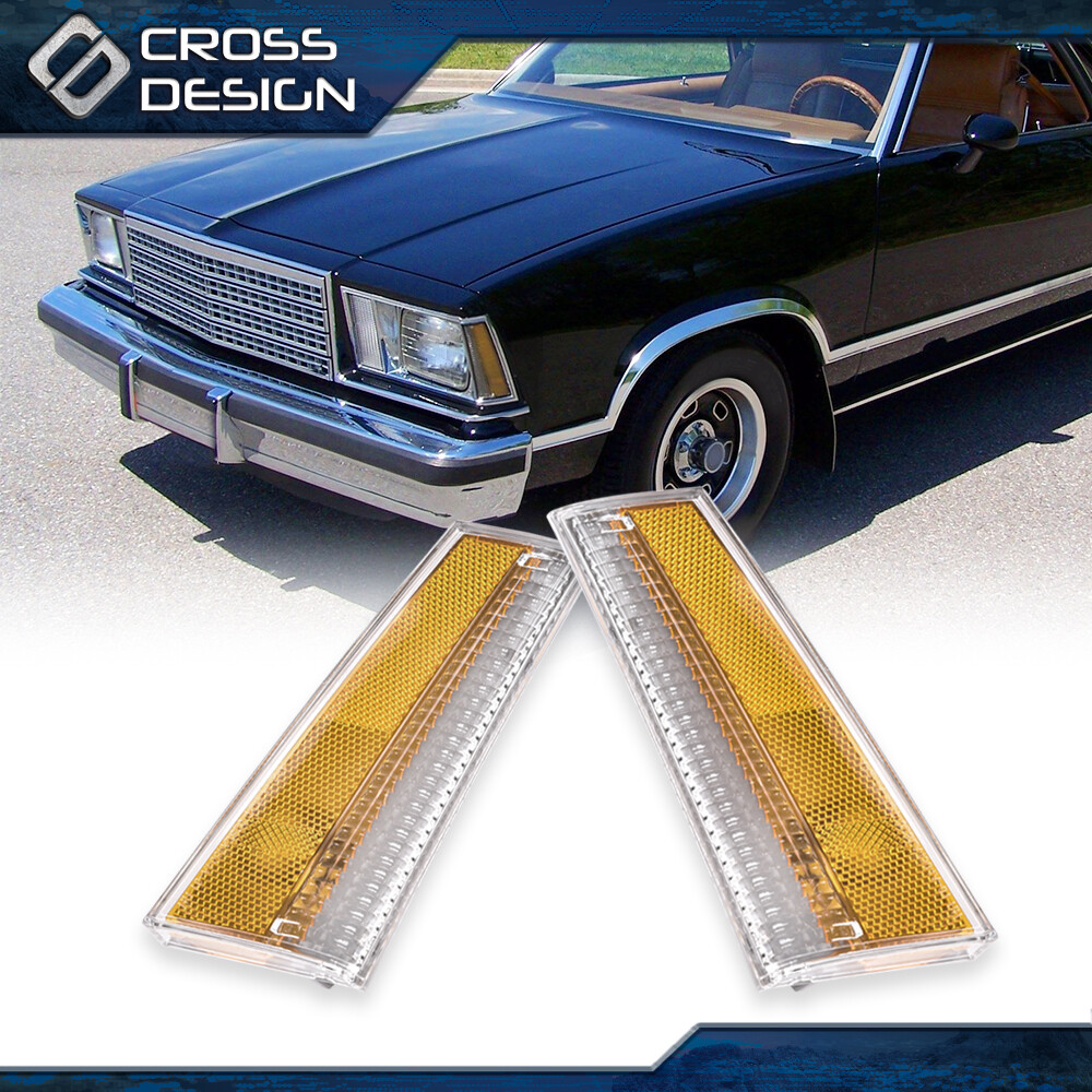 Fit For 78-79 Malibu El Camino Front Side Marker Turn Signal