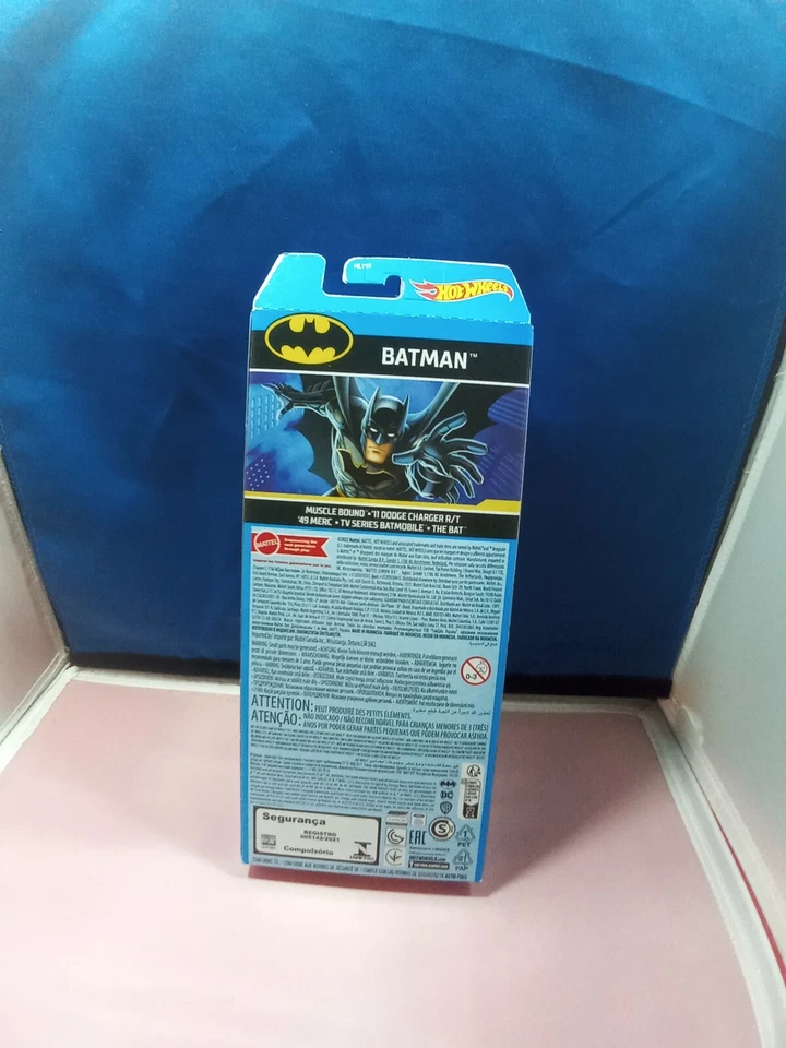 2023 Hot Wheels Batman 5 Pack Muscle Bound Charger Merc Batmobile Bat - Image 2 of 2