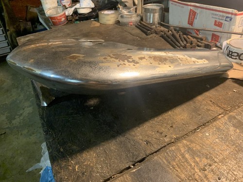 1960 Cadillac L Front Upper Bumper End Solid Core - Picture 3 of 7