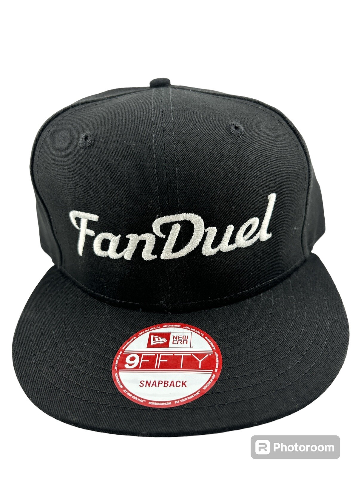 FanDuel Sportsbook NEW ERA 9Fifty Black Snapback Hat/Cap Embroidered OSFM Cotton