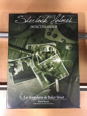 JUEGO DE MESA,SHERLOCK HOLMES,IRREGULARES DE BACKER STREET