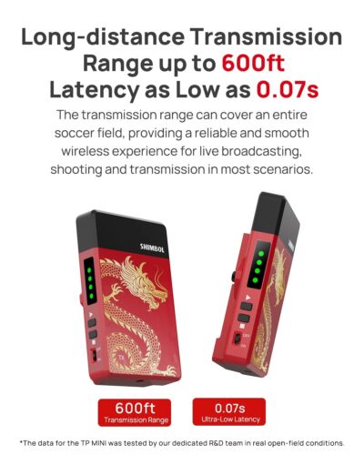 SHIMBOL TP Mini 200m/600ft HDMI Wireless Video Transmission Transmitter Receiver - Bild 3 von 10