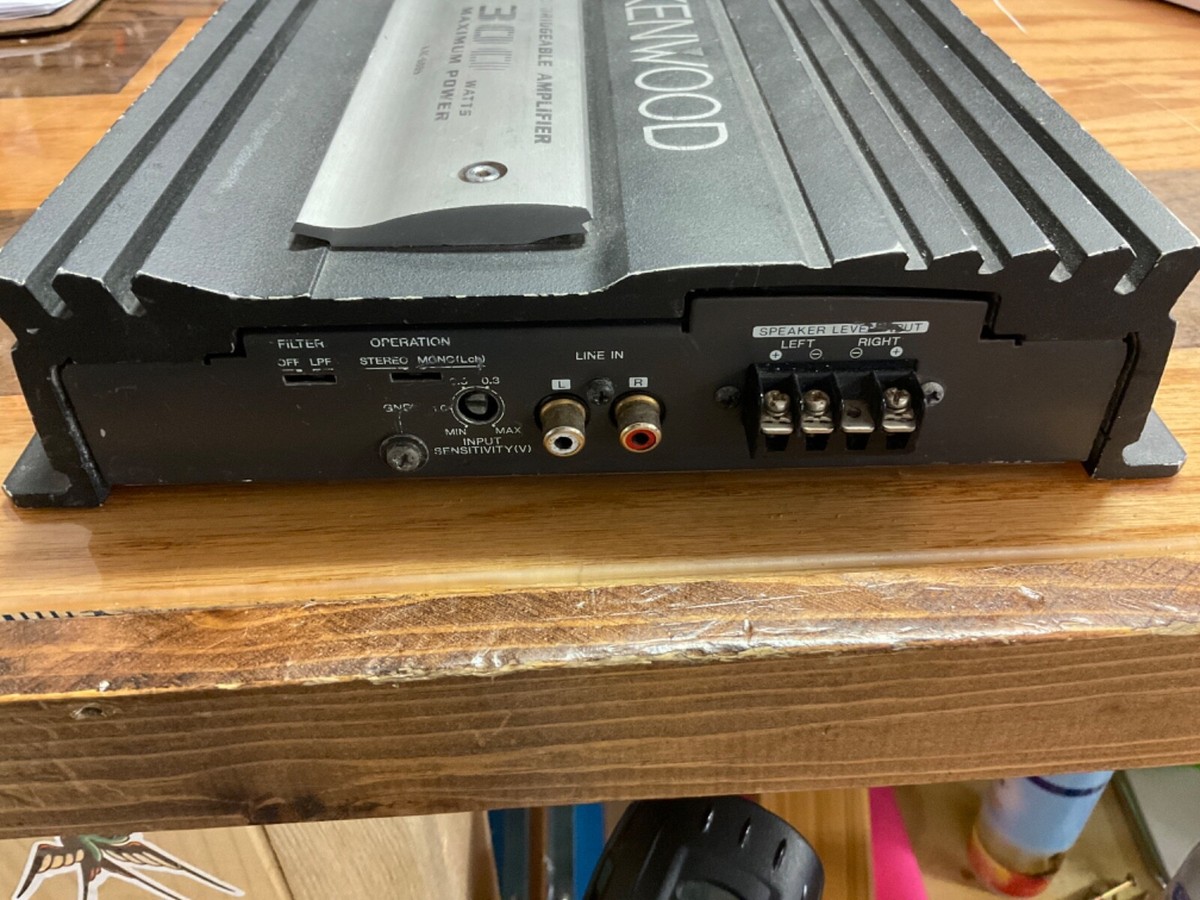 Power Amplifier KENWOOD KAC-6085 Stereo 300 Watts Maximum Power