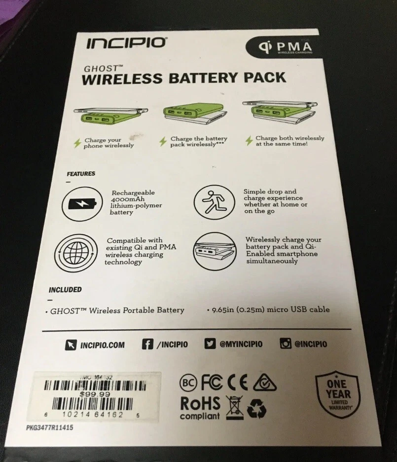 Batería inalámbrica Incipio GHOST Foto 2 de 4