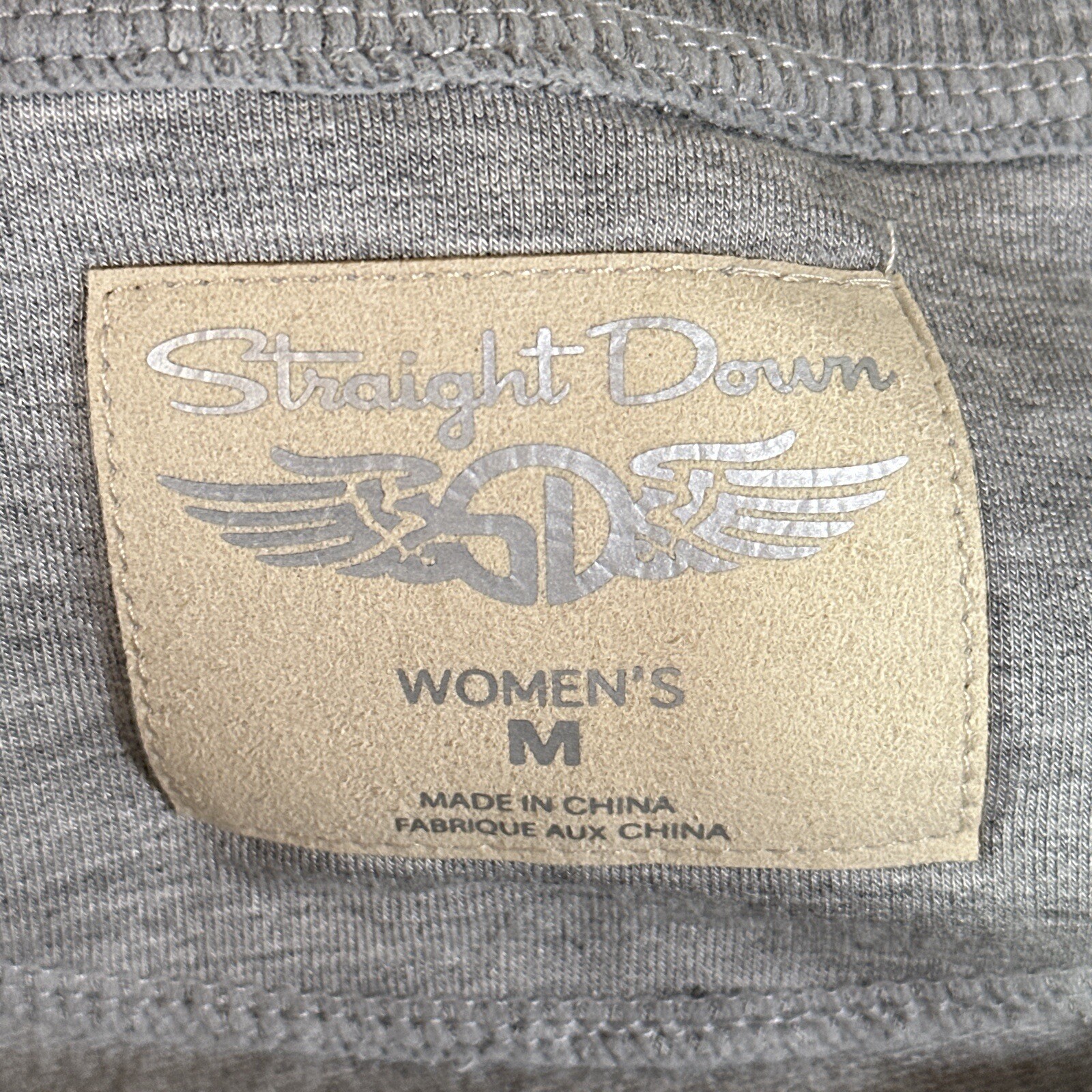 Straight Down Jacket Womens Medium Gray Long Slee… - image 8