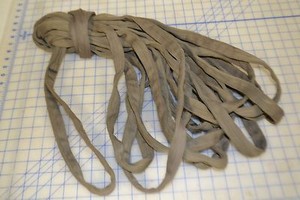 *military double thick nylon tow strap pull 50 FT OD green USA made 1" mud tug