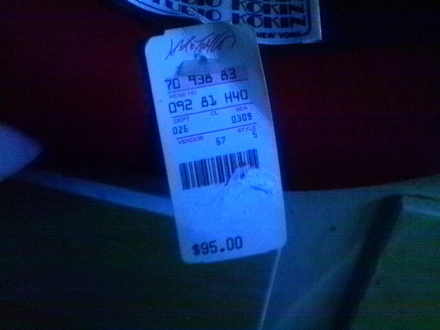 NWT Vintage Studio KŌKIN Red w/Black  100% Wool Hat - Image 4 of 4