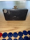 Vintage Poker Chip Set - 104 Piece Travel Size W/ Case - Made In Germany — photo 9
