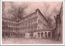VATICAN CITY Rome Italy 4x6 Postcard "Palazzo Apostolico e Cortile di S. Damaso"
