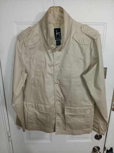 Kane & Unke Utility Jacket Mens L Gorpcore Military Field Jacket Hood