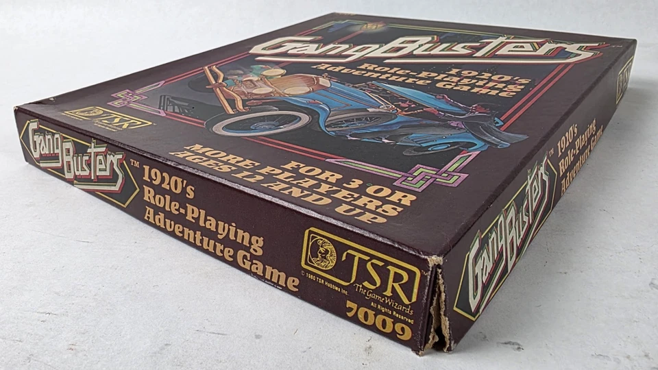 Gang Busters TSR RPG Adventure Game 1st Edition Base Set w/ 5 Modules Un-punched - Image 4 of 4