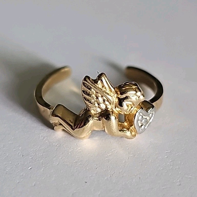 10K Solid Gold Designer Ring Not Scrap - image 3