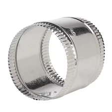 Connector Splice Collar Flexible Duct and Sheet Metal 12 In. Galvanized Steel