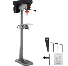 13" Floor Drill Press 7.5 Amp 120V 288-3084 RPM Variable Speed Cast Iron NEW