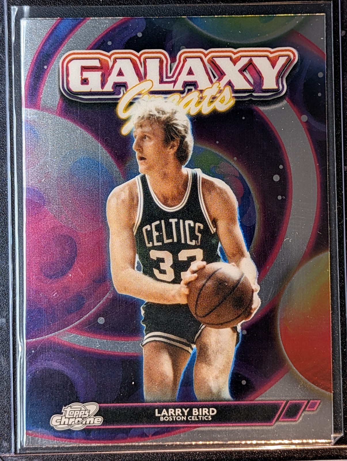 2025-26 Topps Chrome Cosmic #GG-10 Larry Bird Galaxy Greats