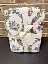 Pottery Barn 12 Days of Christmas Cotton Sheet Set 4 Pc CALIFORNIA KING New NWT