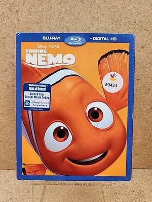 Finding Nemo Blu-ray Disc + Digital HD NEW Factory Sealed Movie Disney Pixar 