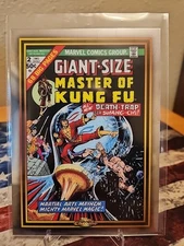 2024 Topps Chrome Marvel Giant Size Master Of Kung Fu #MGG-2 Box Topper